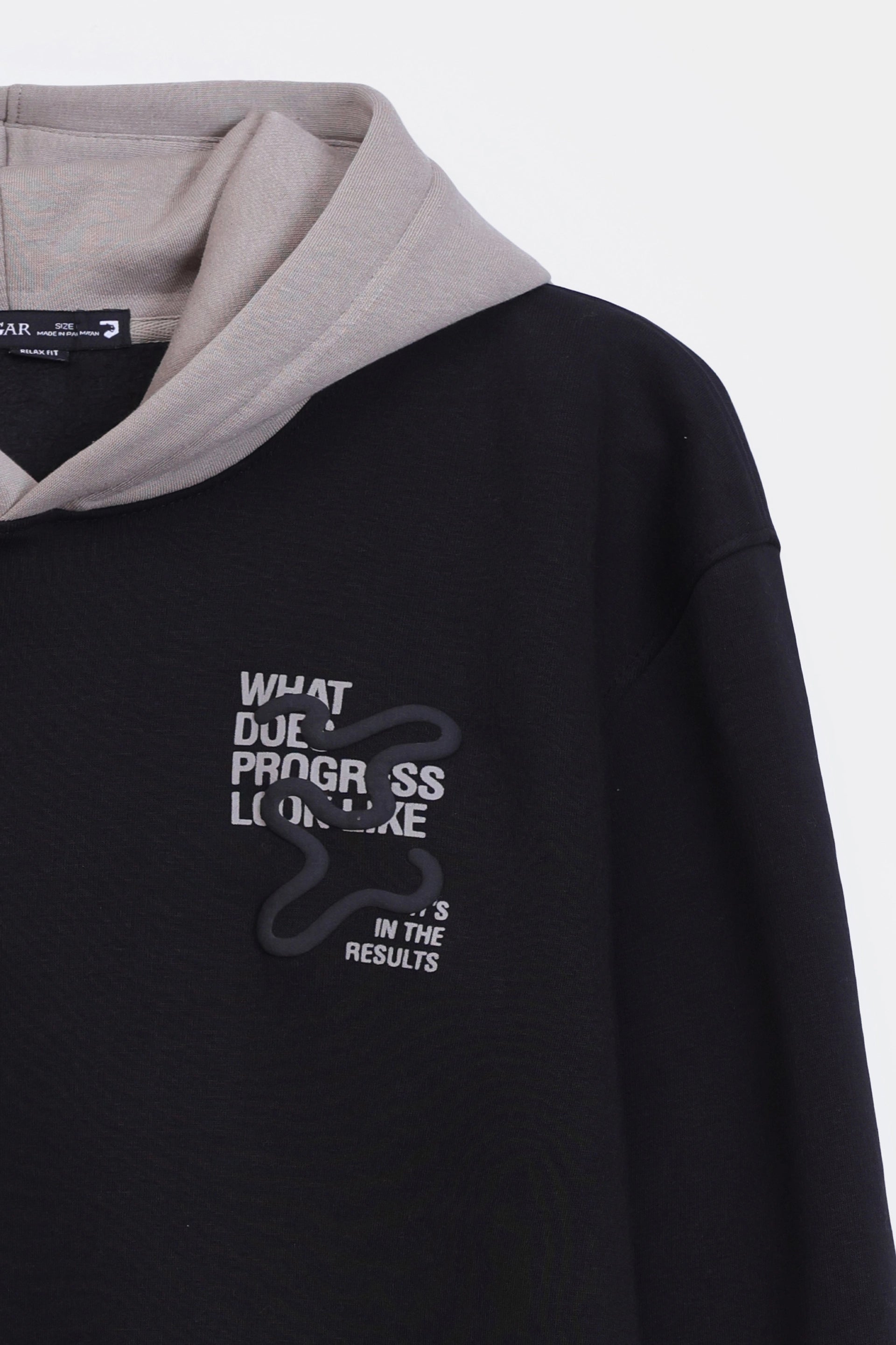 Contrast Hood Fleece Hoodie - Cougar Clothing