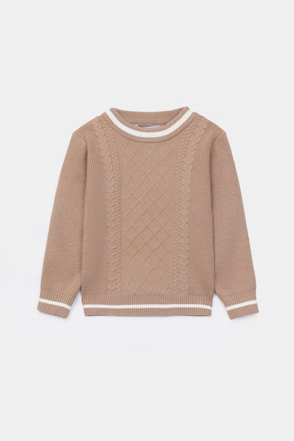 Cable Knit Sweater - Cougar Clothing