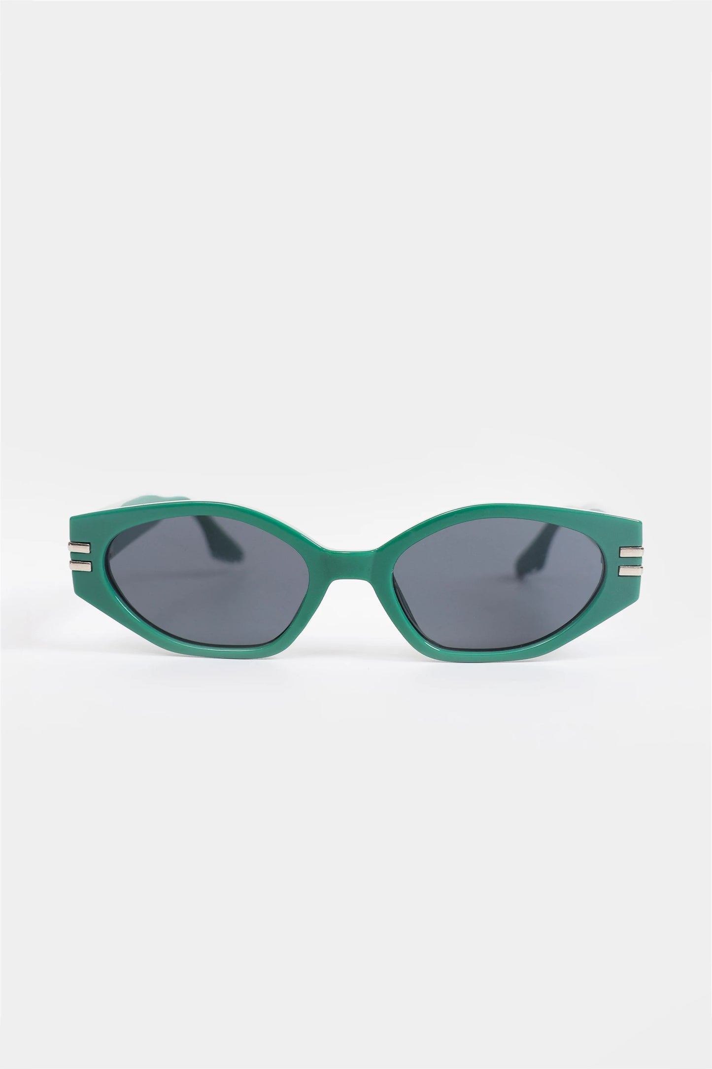 Cat-Eye Sunglasses With Rivet Details - Cougar Clothing
