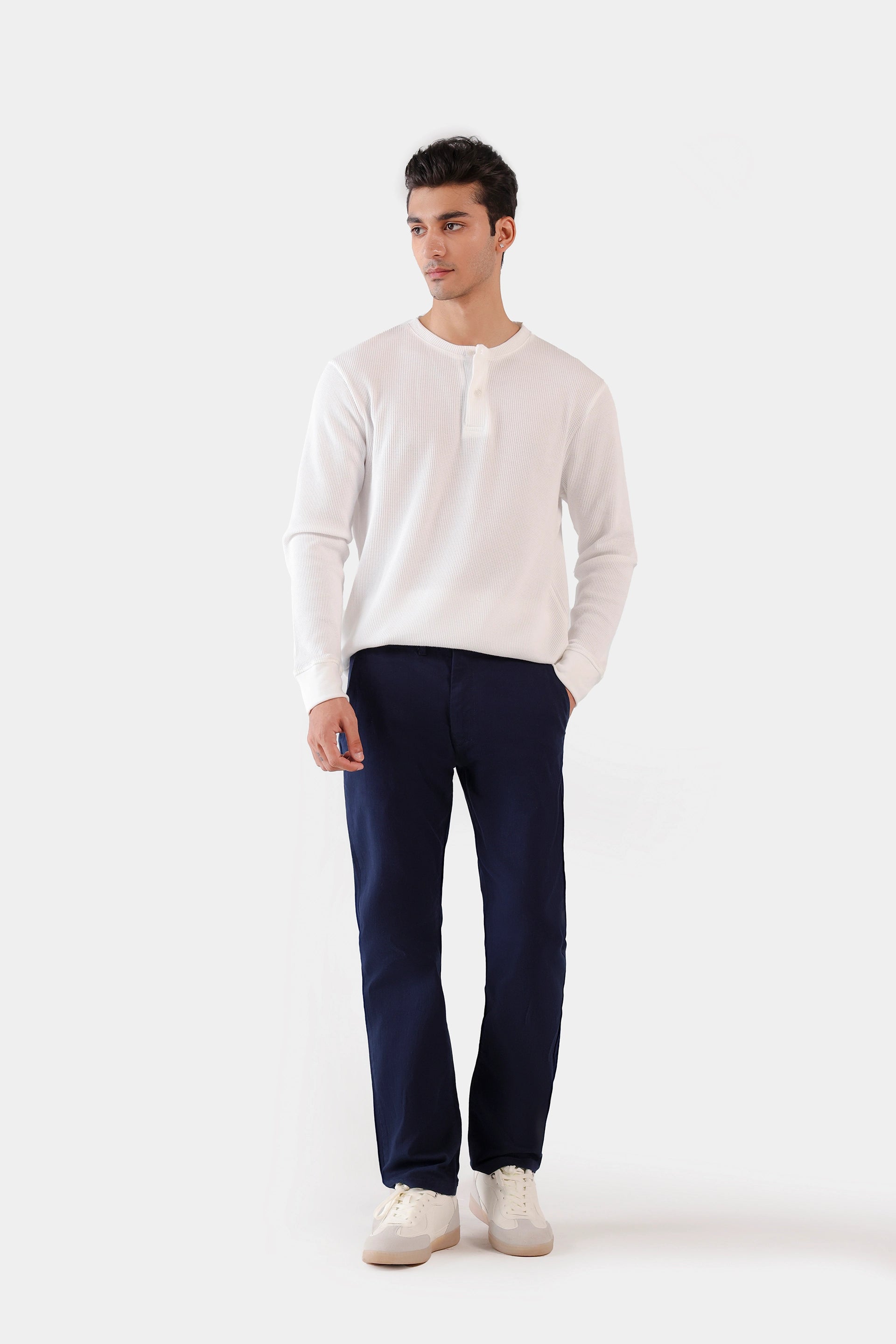 Slim Fit Twill Chino Pants - Cougar Clothing