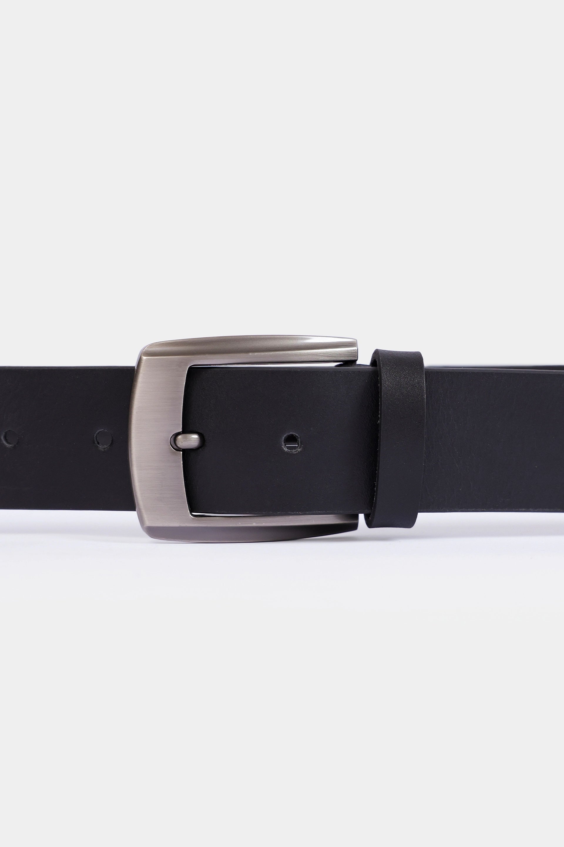 Tonal Stitched Leather Belt - Cougar Clothing