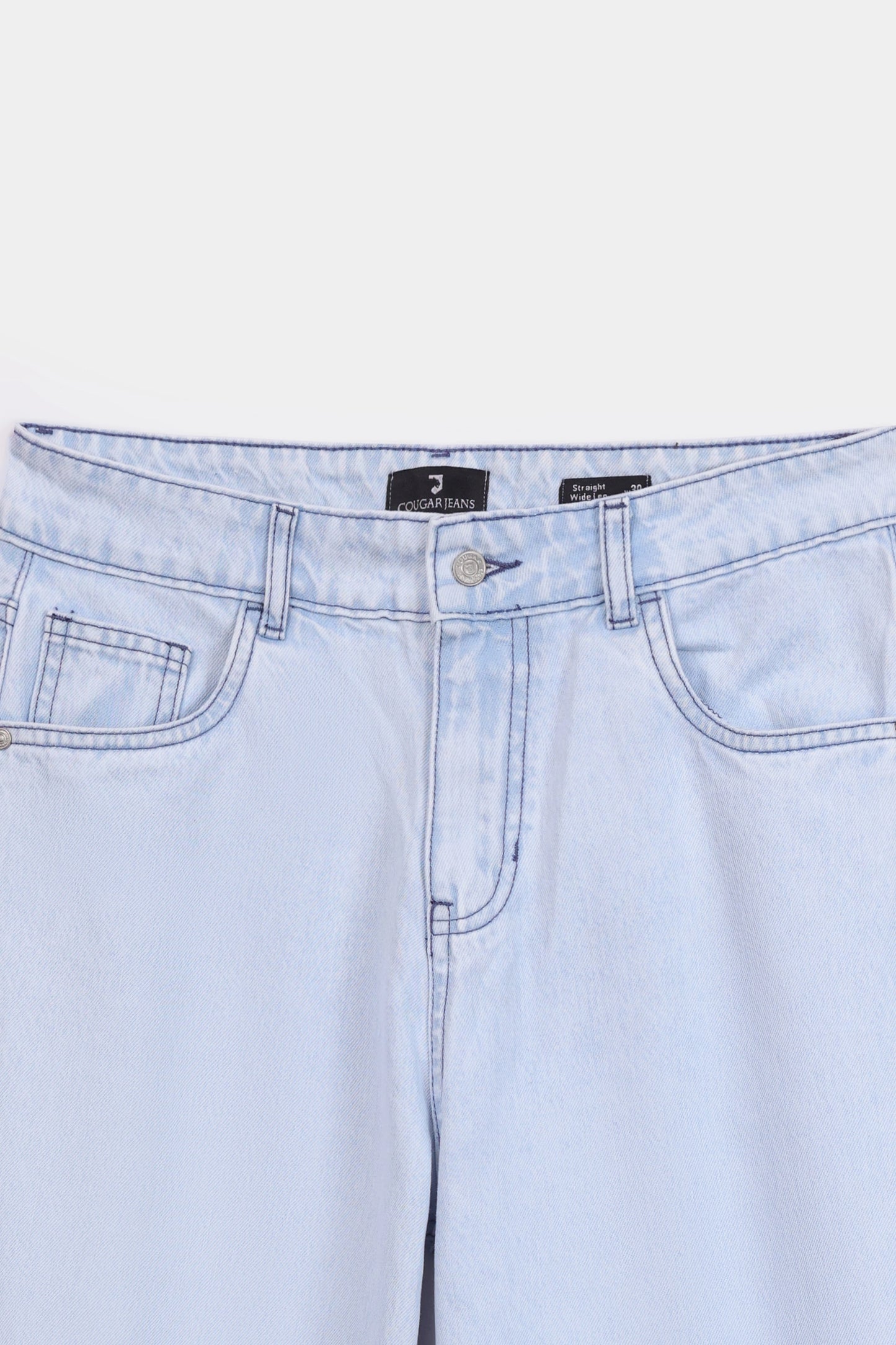 Straight Wide Leg Fit Jeans - Cougar Clothing