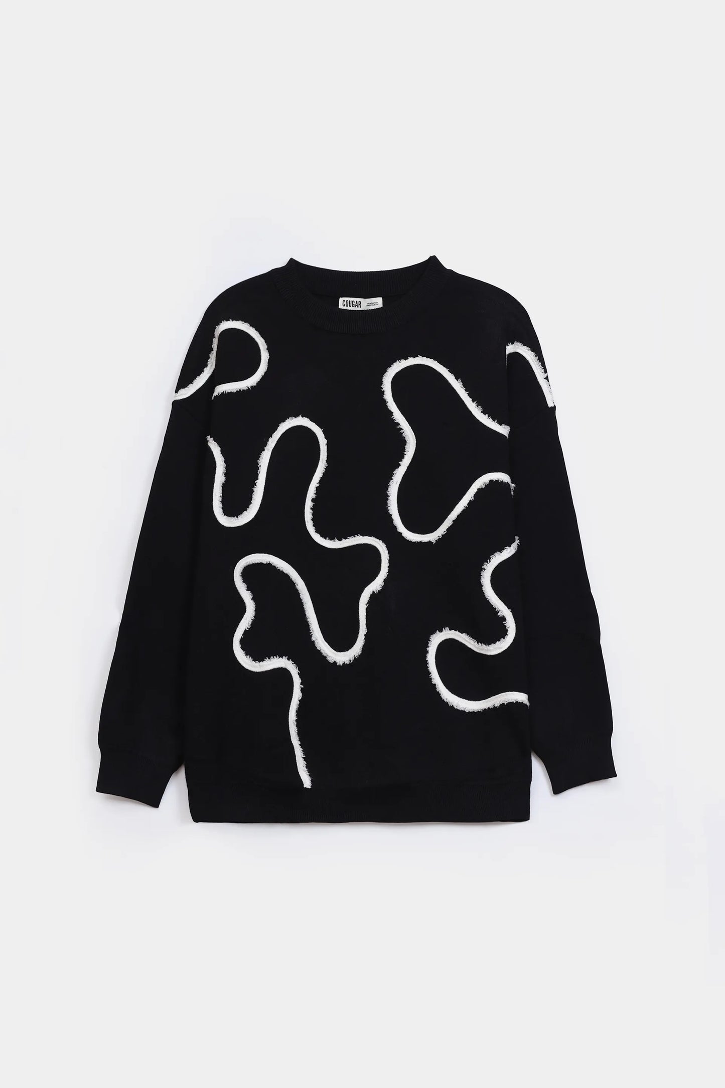 Abstract Wave Sweater - Cougar Clothing