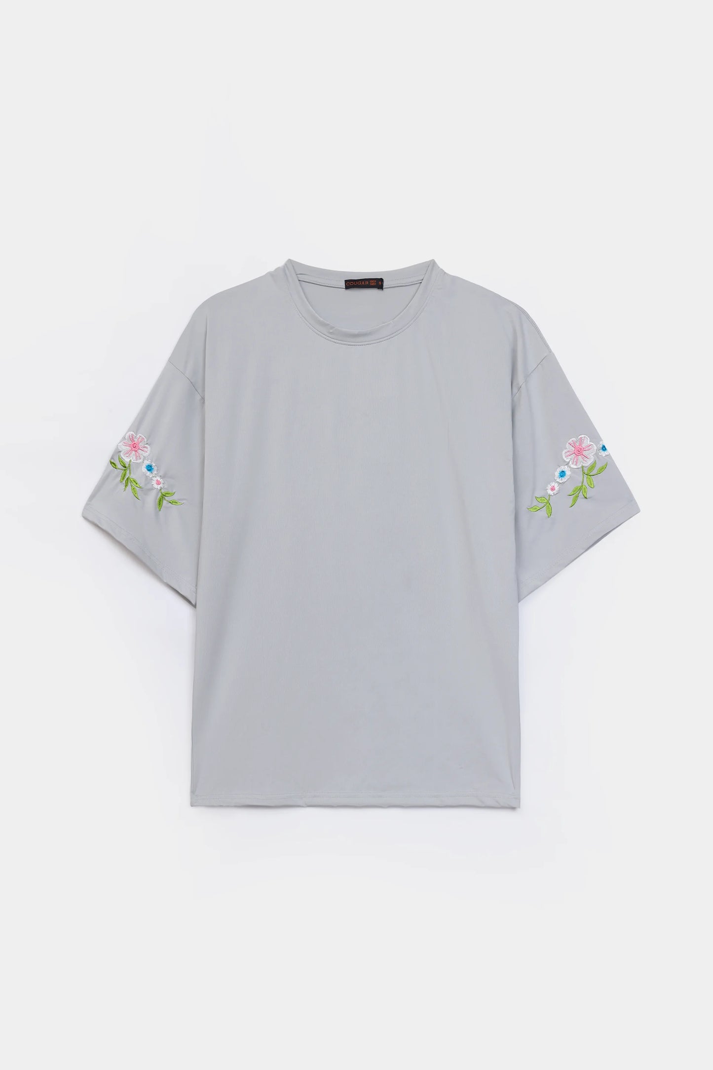 Oversized Embroidered T-Shirt - Cougar Clothing