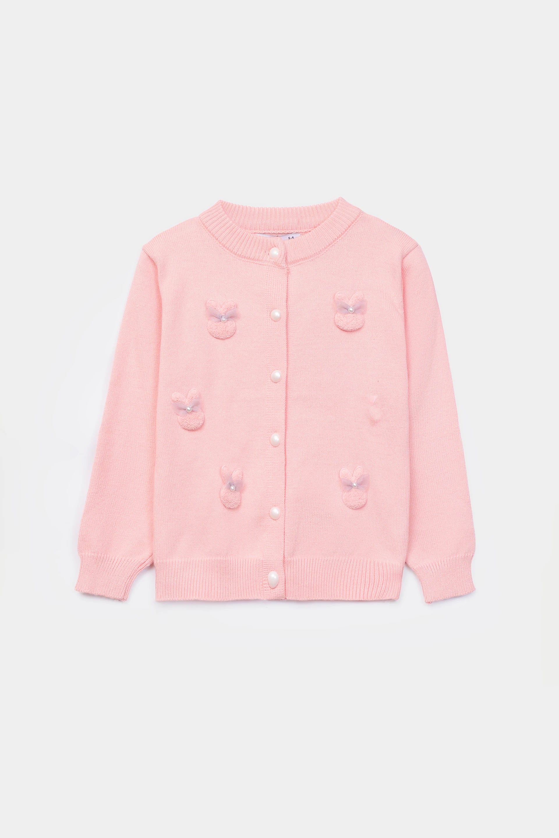 Fluffy-Bows Cardigan - Cougar Clothing