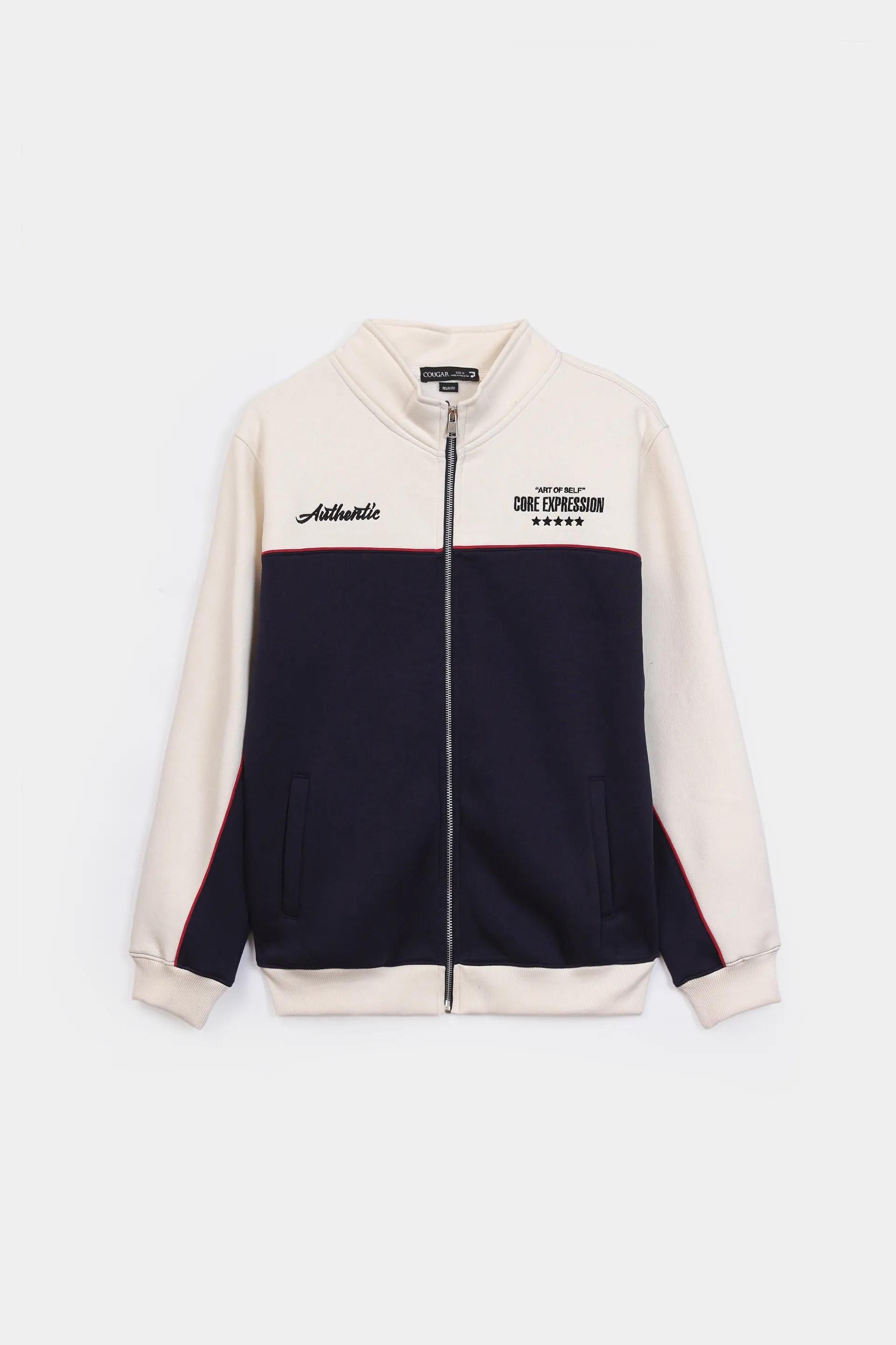 Relaxed Color Block Jacket - Cougar Clothing