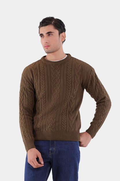 Textured Knit Sweater - Cougar Clothing