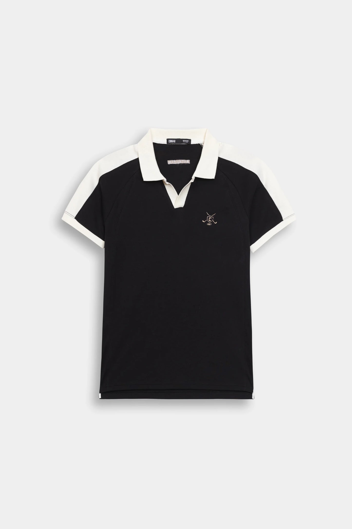 Contrast Johnny Collar Polo - Cougar Clothing