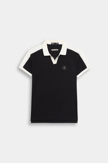 Contrast Johnny Collar Polo - Cougar Clothing