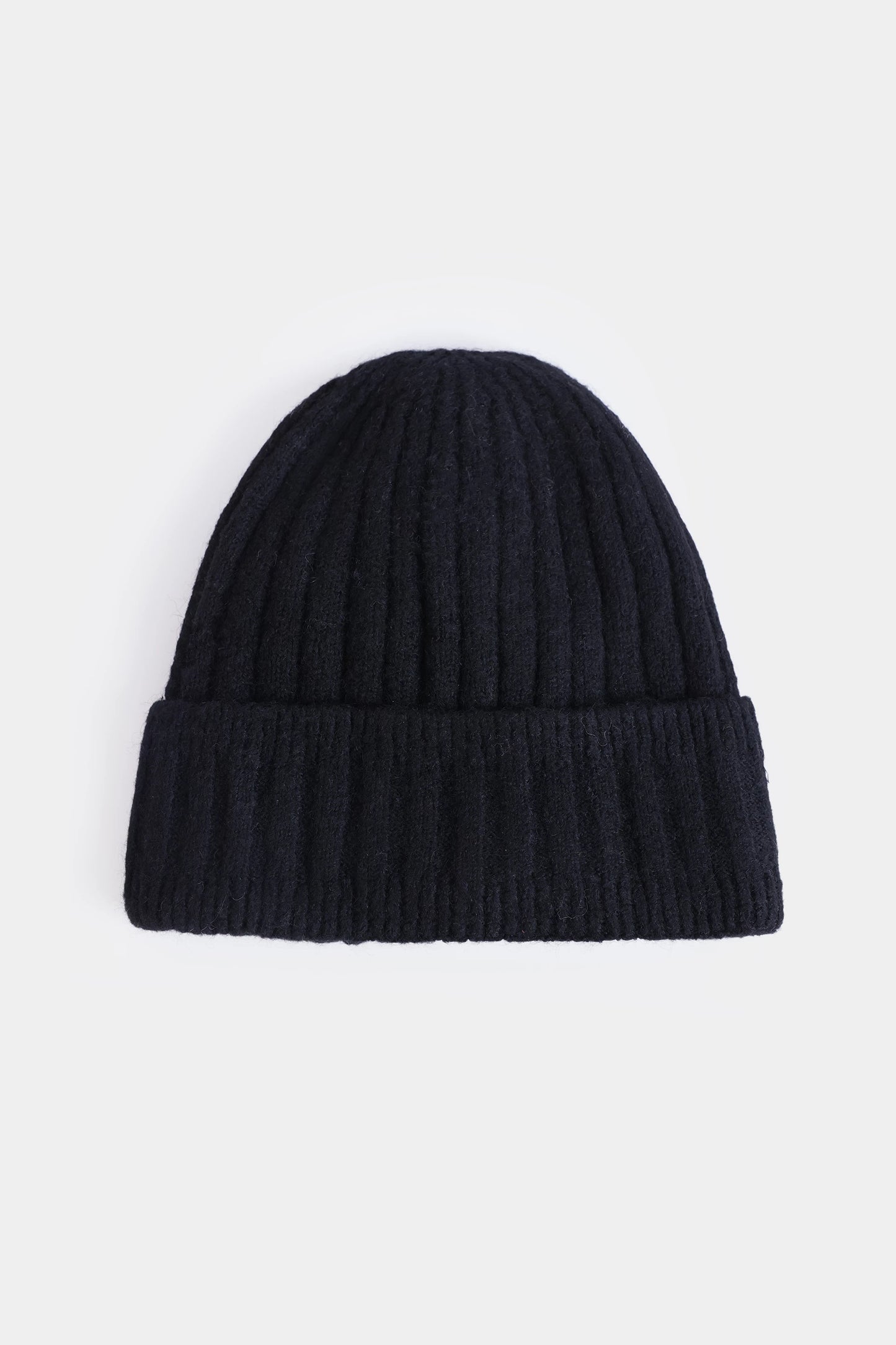 Thick Rib Knit Beanie