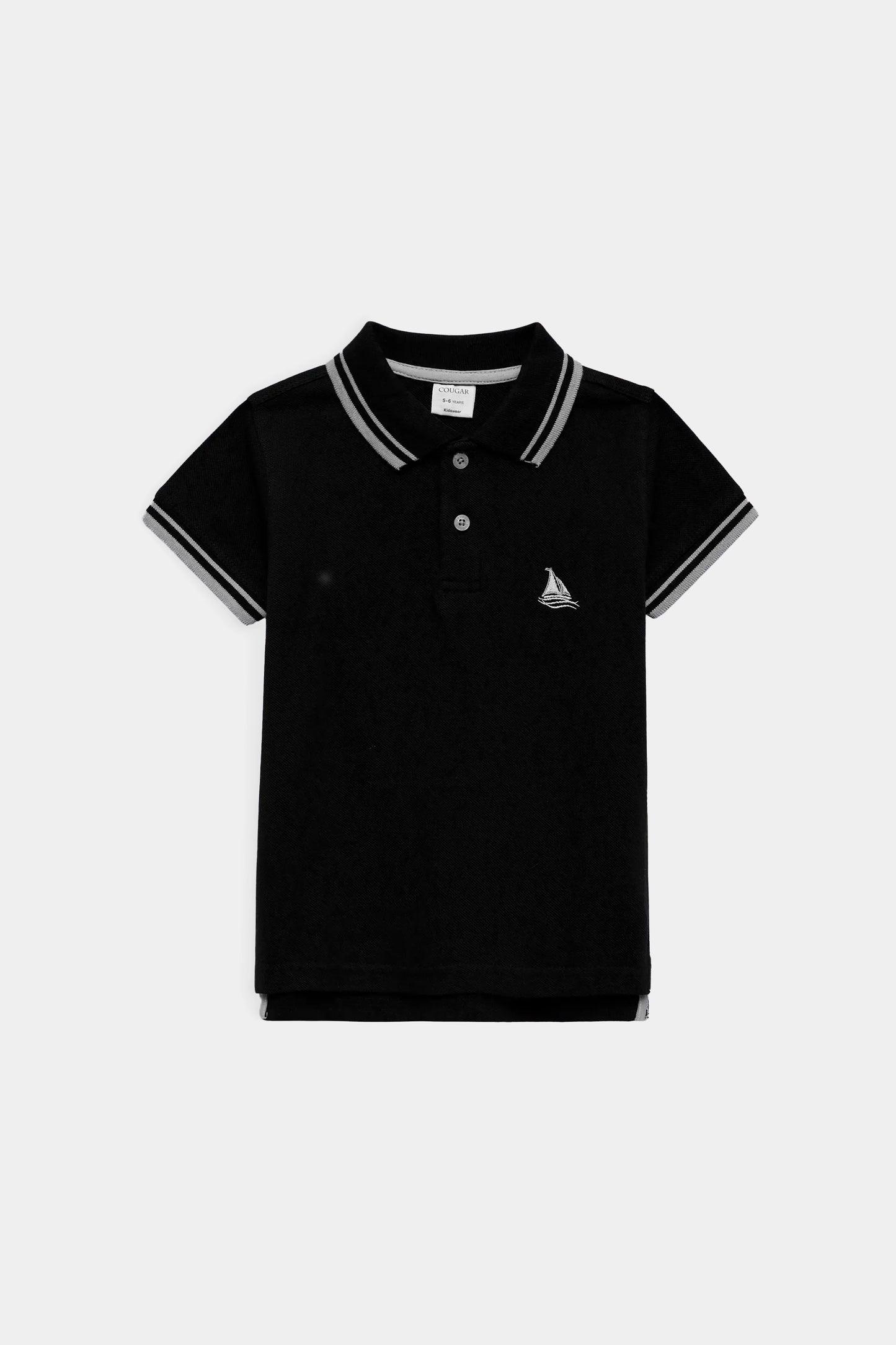 Contrast Striped Polo - Cougar Clothing