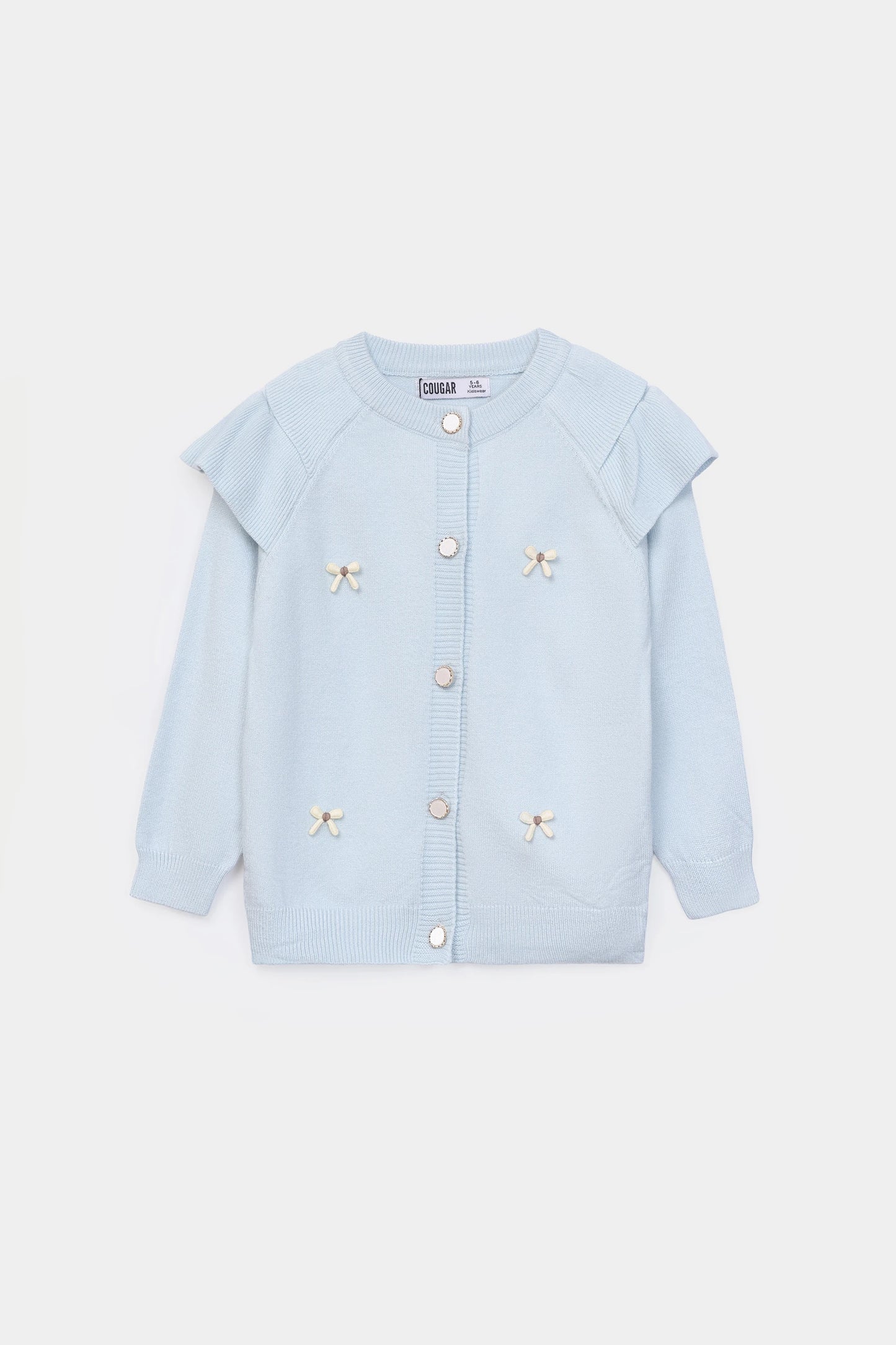 Bow-Detailed Cardigan - Cougar Clothing