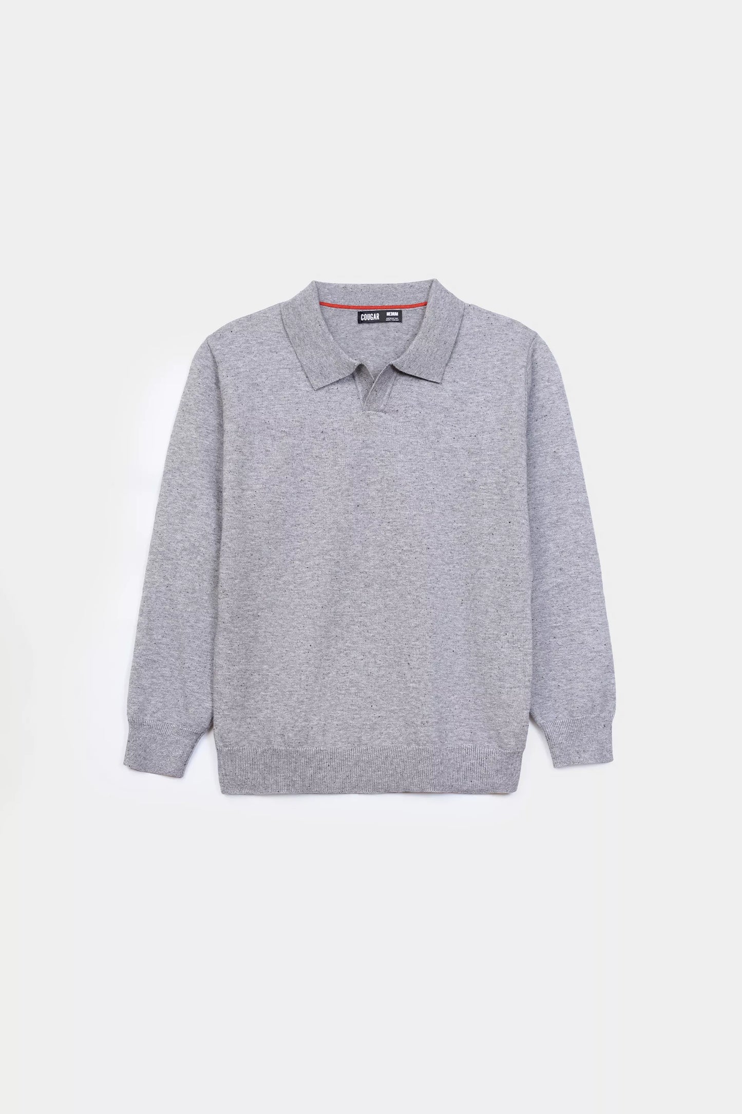 Textured Polo Sweater - Cougar Clothing