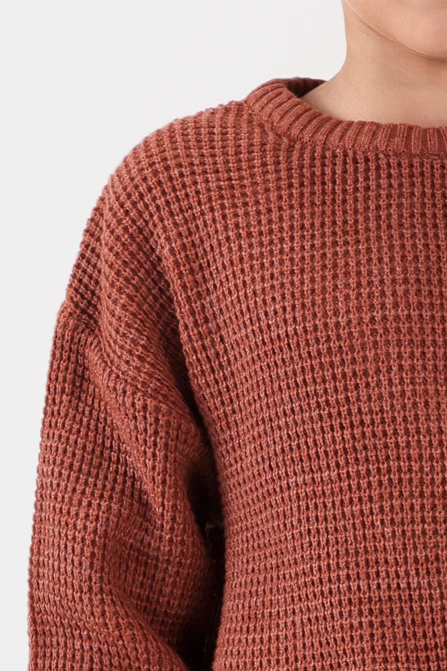 Textured Knit Sweater - Cougar Clothing