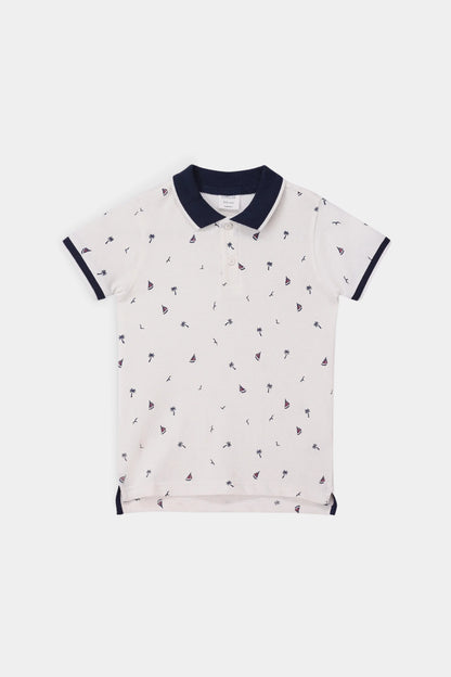 All Over Printed Polo - Cougar Clothing