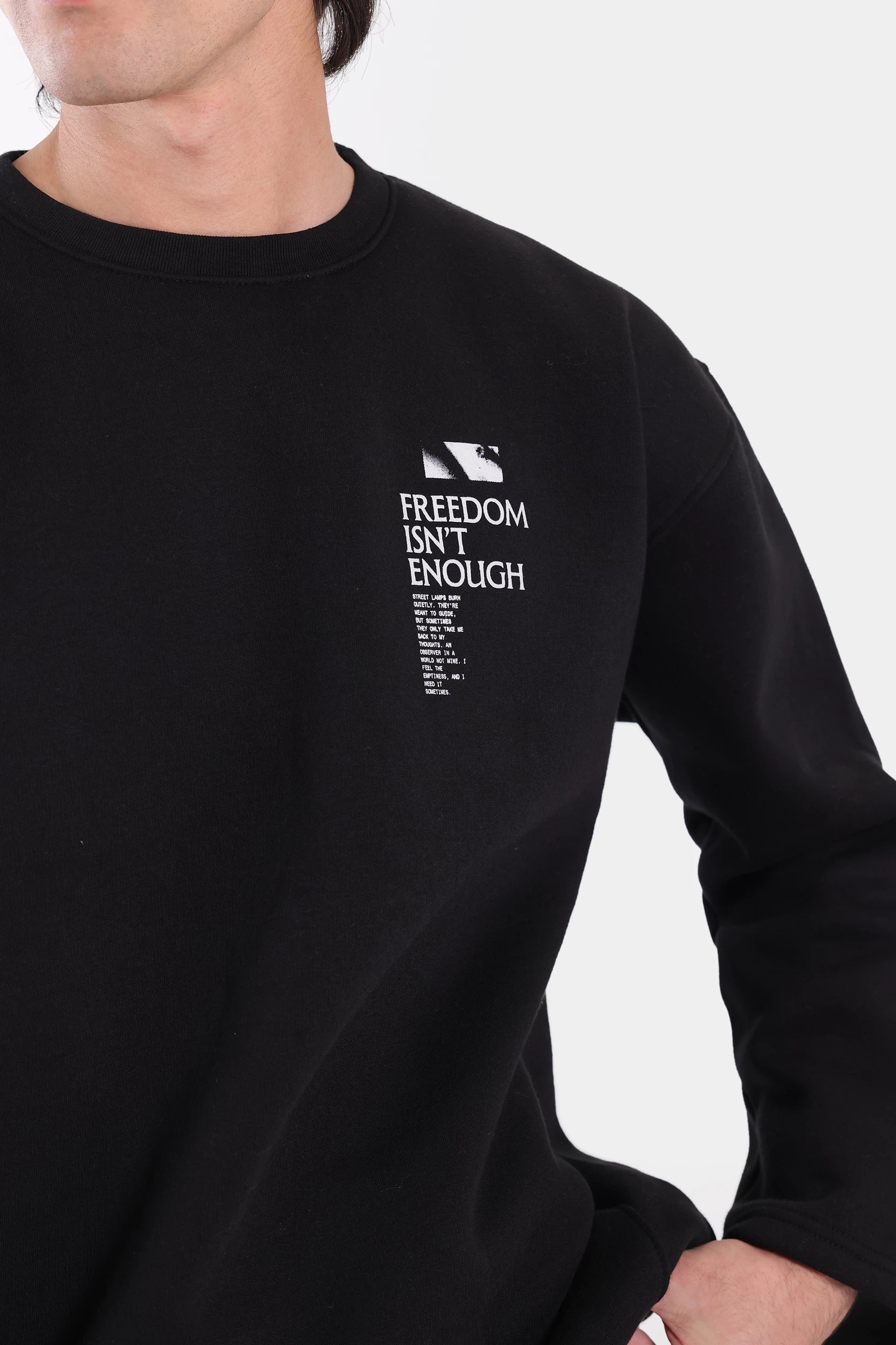 Oversized Graphic Fleece Sweatshirt - Cougar Clothing