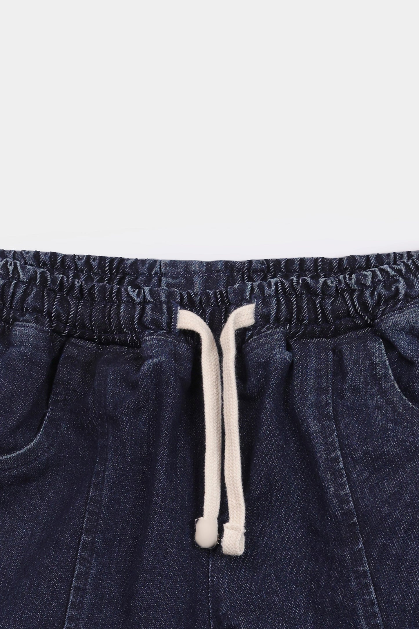 Laced Denim Shorts - Cougar Clothing