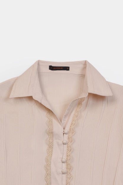 Lace-Trim Top - Cougar Clothing