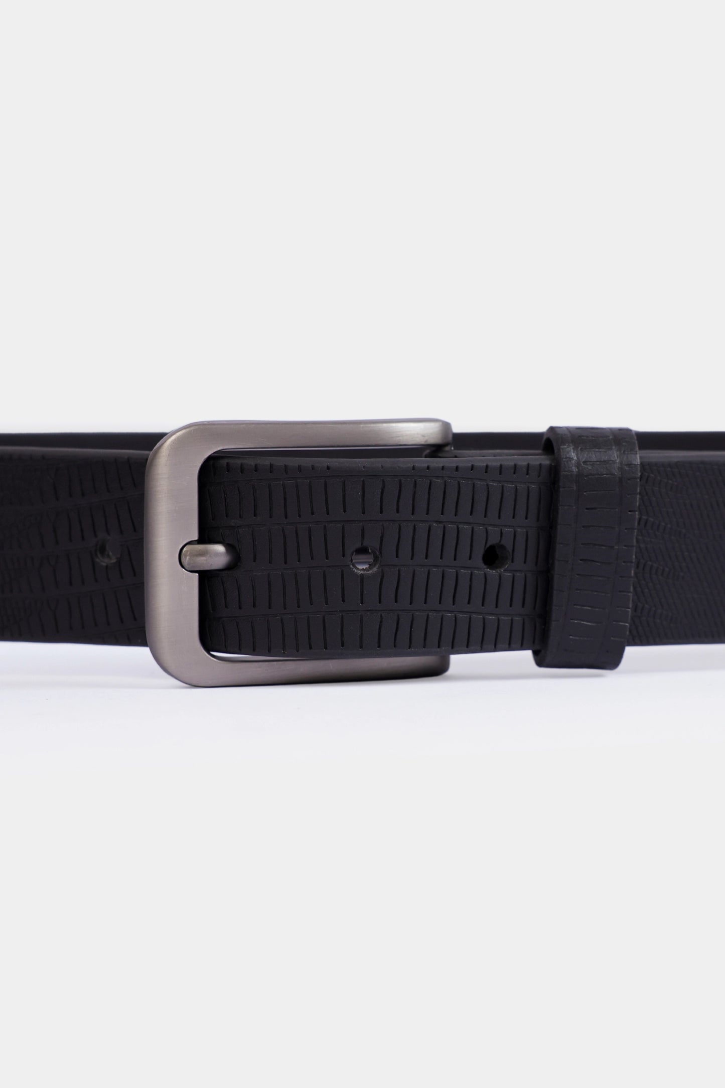 Leather Belt With Pin Buckle - Cougar Clothing