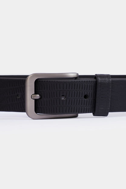 Leather Belt With Pin Buckle - Cougar Clothing