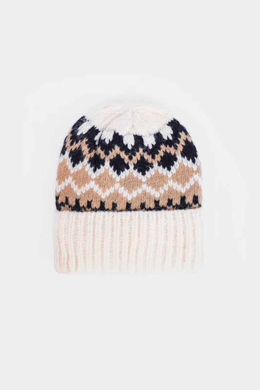 Jacquard Knit Beanie - Cougar Clothing