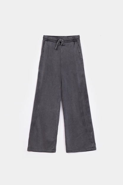 Terry Wide Leg Trousers - Cougar Clothing