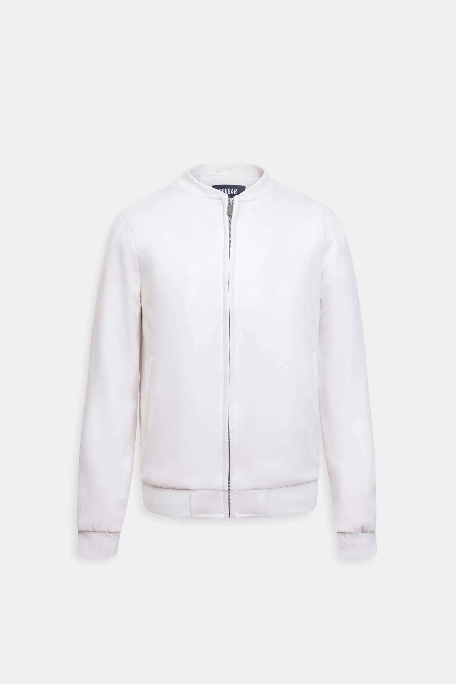 Faux Suede Bomber Jacket - Cougar Clothing