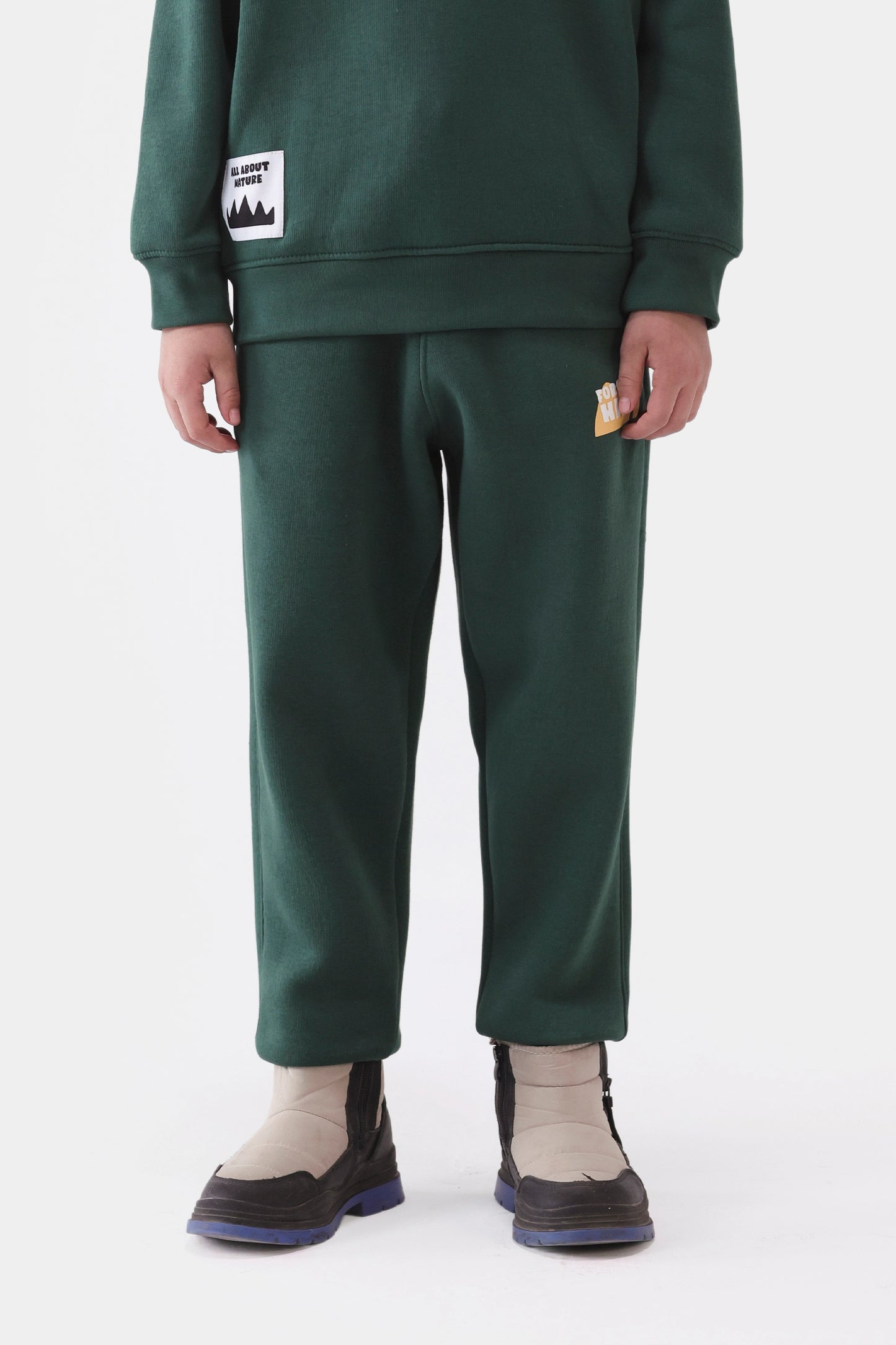 Printed Brushed-Inside Trousers - Cougar Clothing