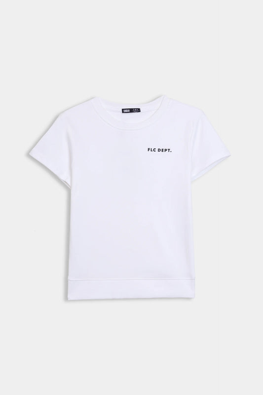 Text Print T-Shirt - Cougar Clothing