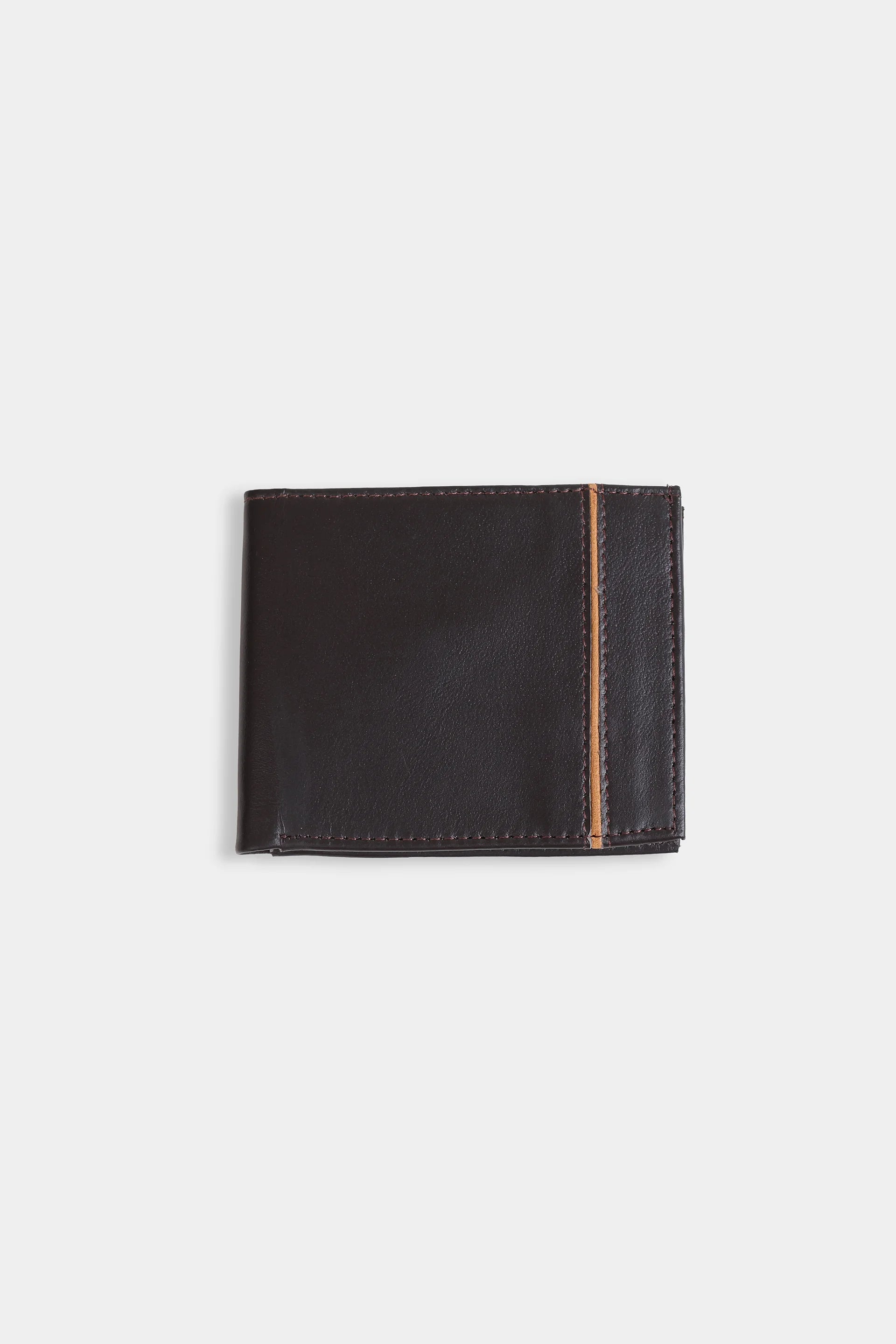 Contrast Striped Leather Wallet - Cougar Clothing