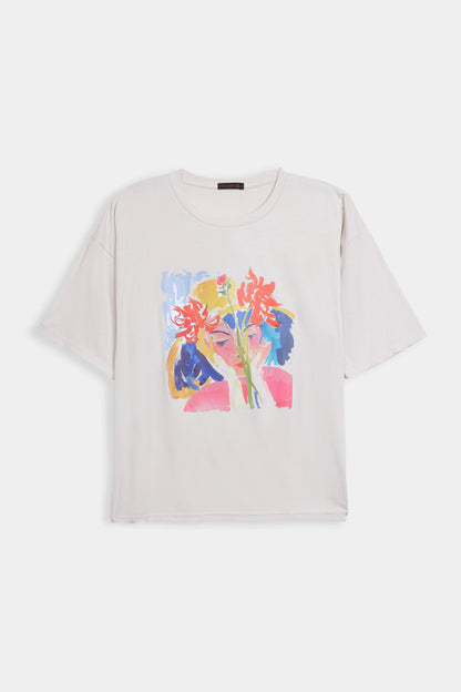 Ribbed Graphic T-Shirt - Cougar Clothing