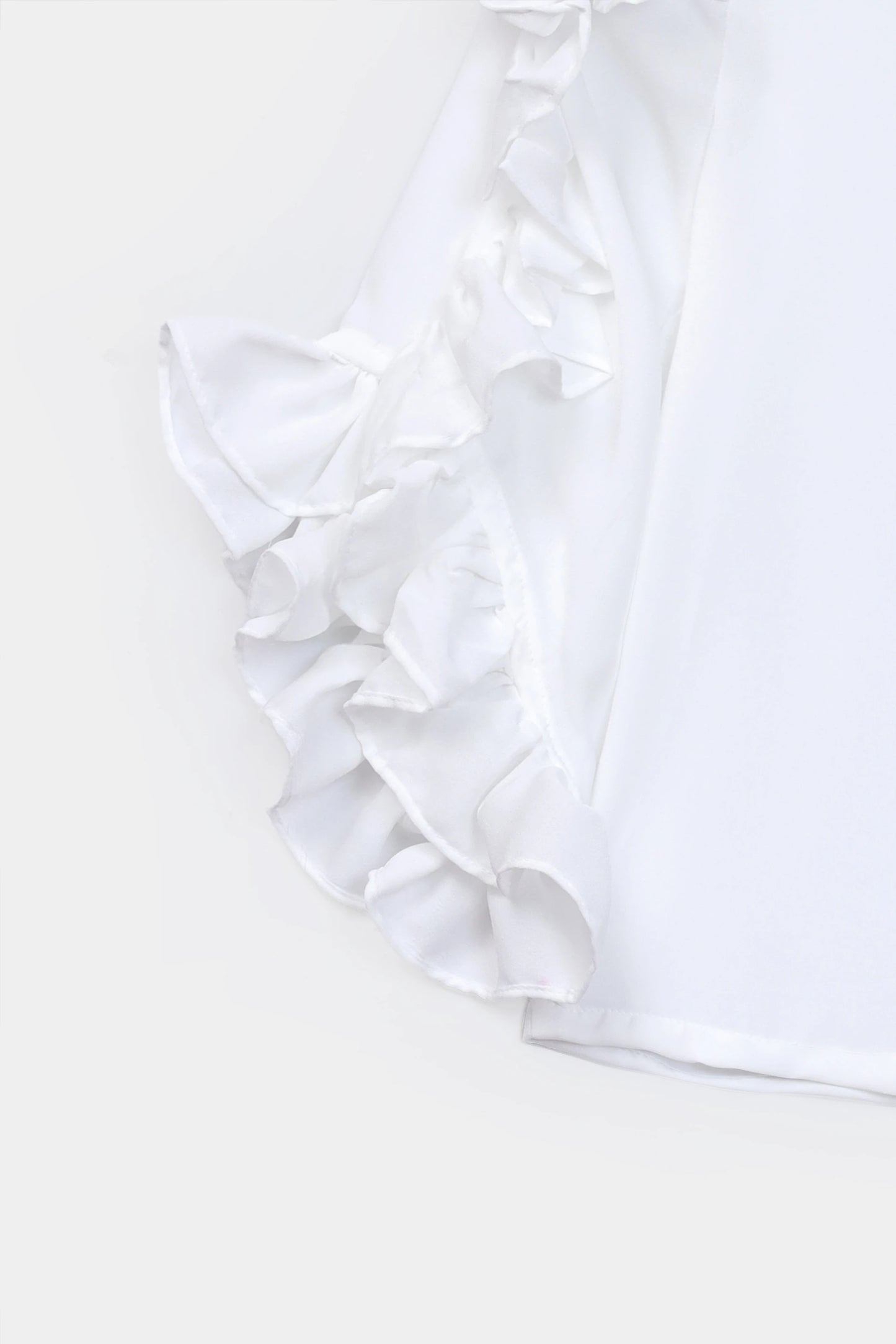 Georgette Chiffon Frilled Top - Cougar Clothing