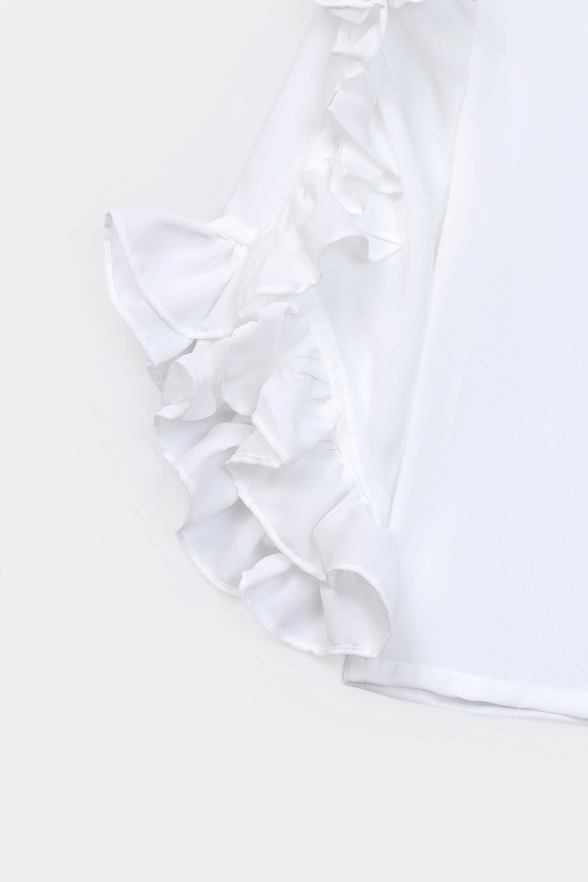 Georgette Chiffon Frilled Top - Cougar Clothing
