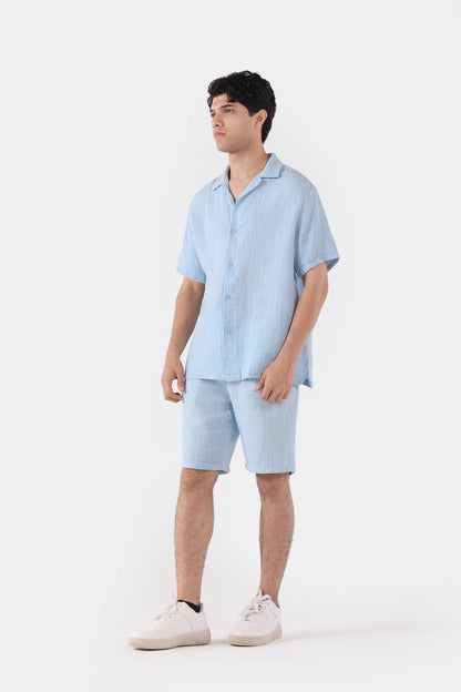 Muslin Resort Collar Shirt - Cougar Clothing