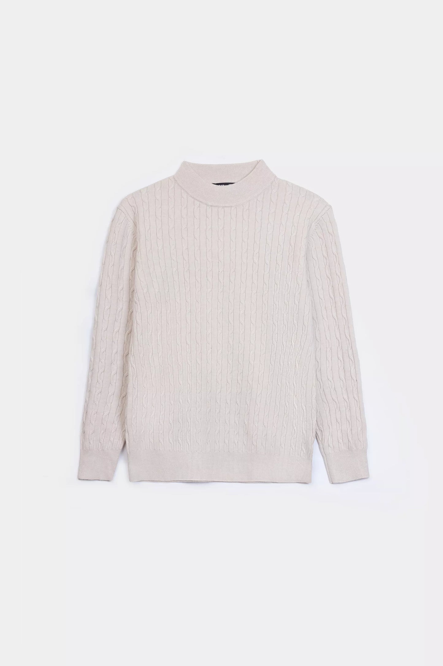 Crew Neck Wool-Blend Sweater - Cougar Clothing