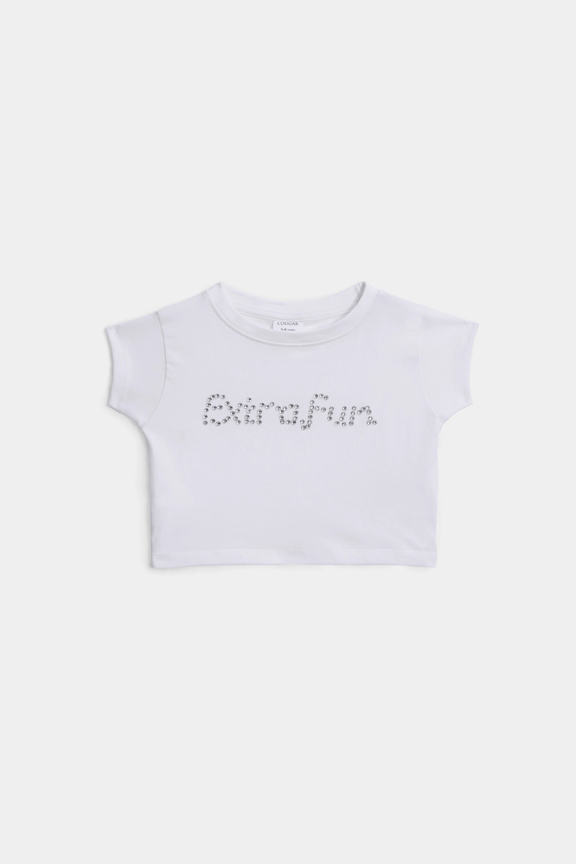 Rhinestone Embellished T-Shirt - Cougar Clothing