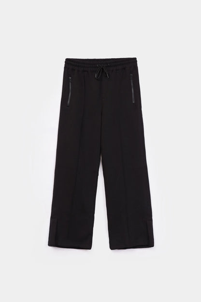 Pleated Trousers With Zipper Pockets - Cougar Clothing