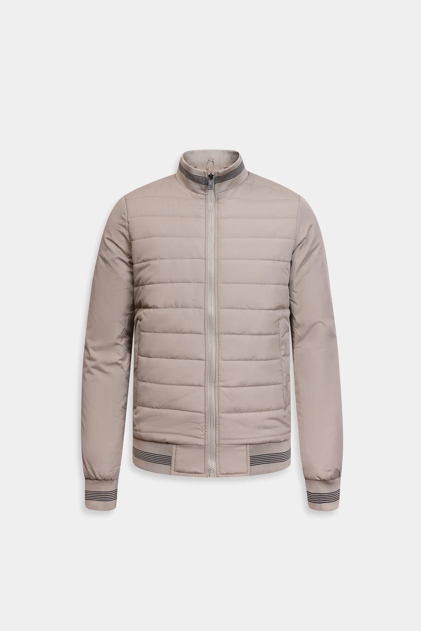 Quilted Mock Neck Jacket - Cougar Clothing