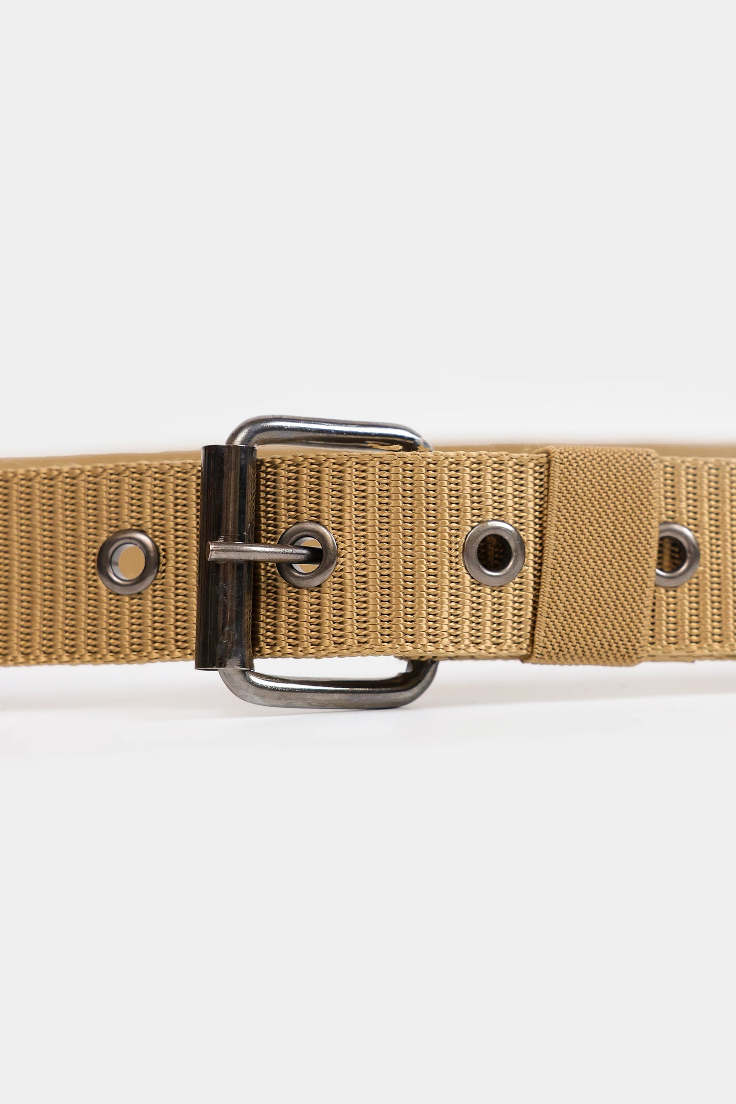 Webbing Belt With Metal Eyelets - Cougar Clothing