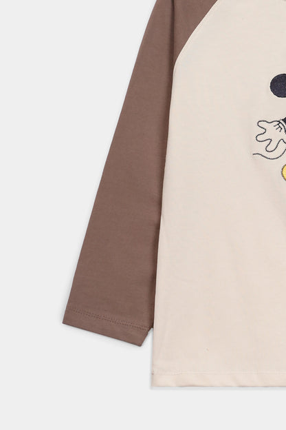 Character Print Raglan Sweatshirt - Cougar Clothing