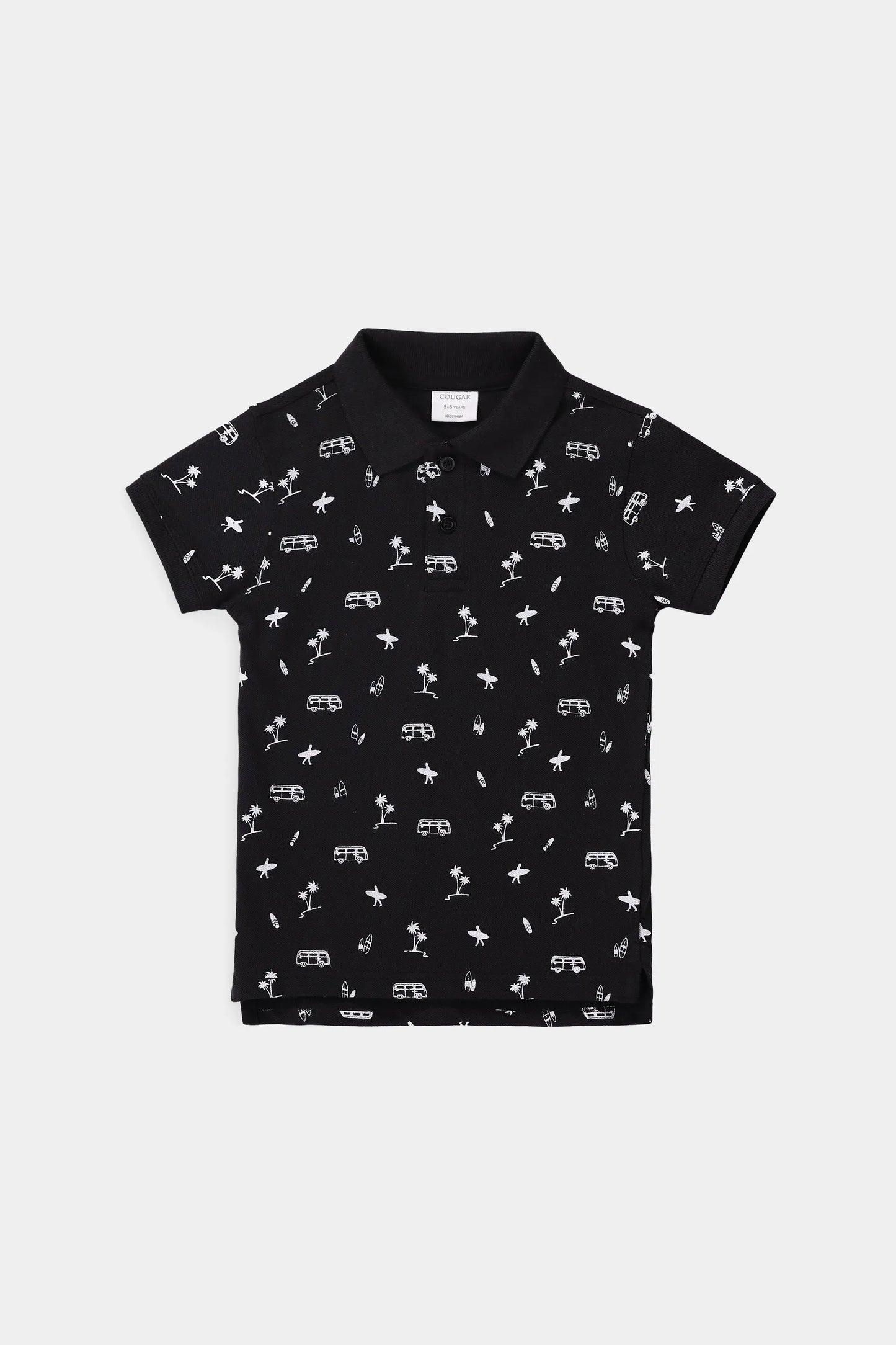 All-Over Printed Polo - Cougar Clothing