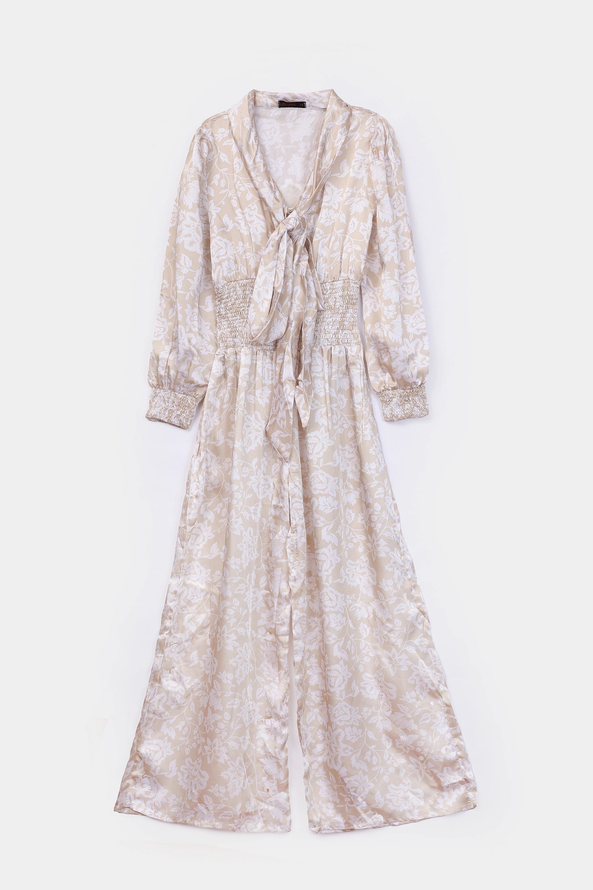 Charmeuse Silk Jumpsuit - Cougar Clothing