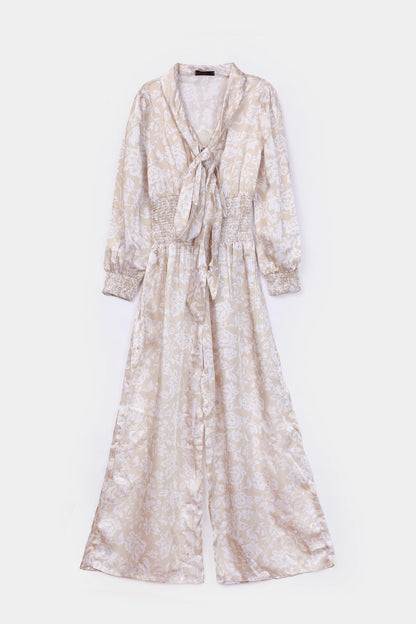 Charmeuse Silk Jumpsuit - Cougar Clothing