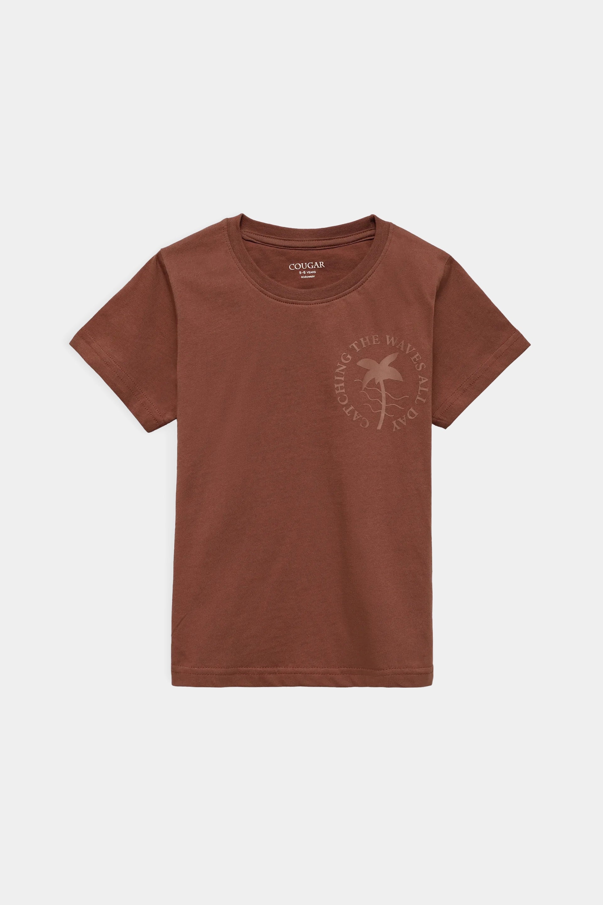 Text Printed Graphic T-Shirt - Cougar Clothing