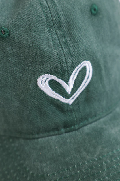 Embroidered Heart P-Cap - Cougar Clothing