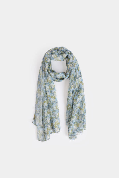 Geometric Leaf Pattern Scarf - Cougar Clothing