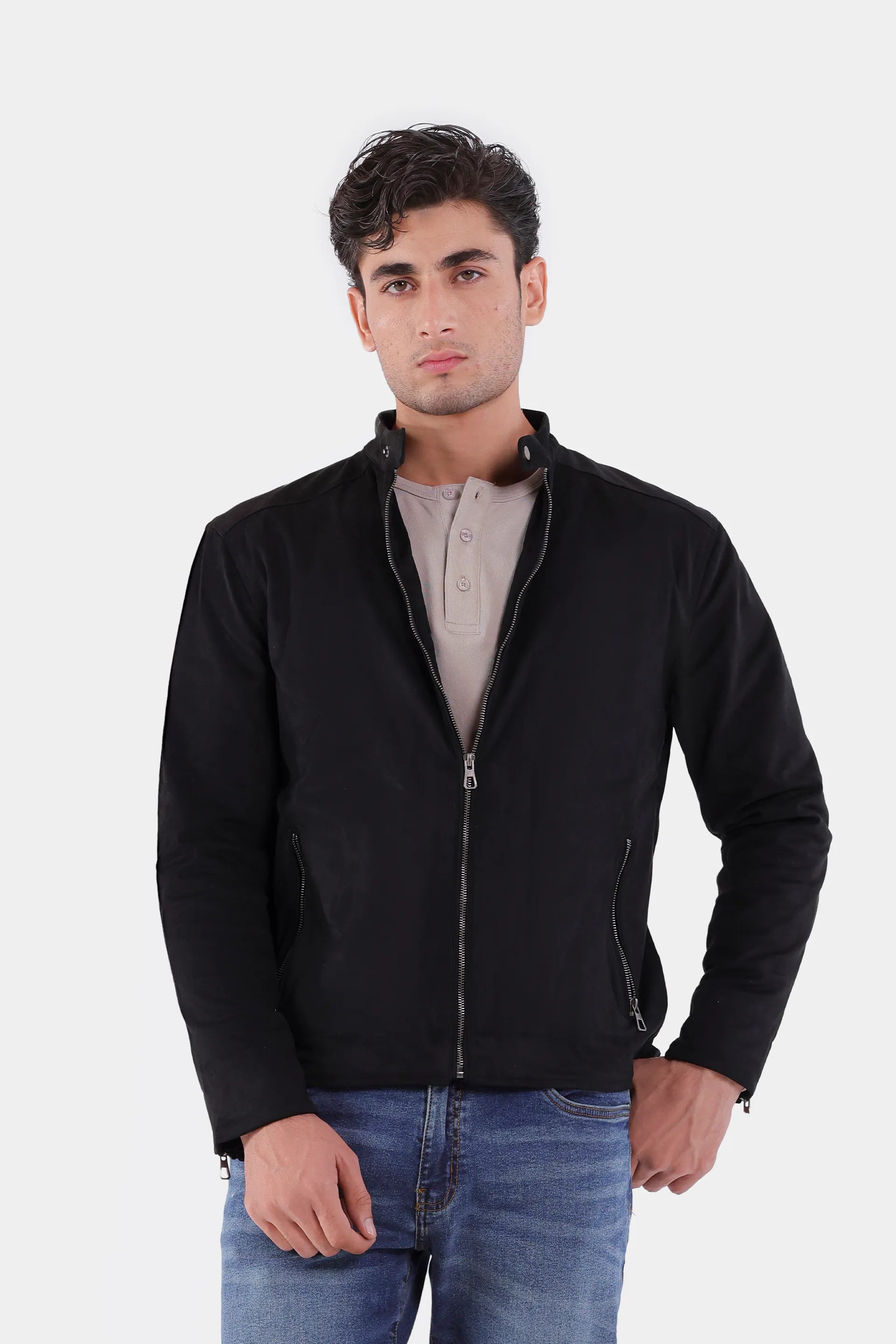 Faux Suede Jacket - Cougar Clothing