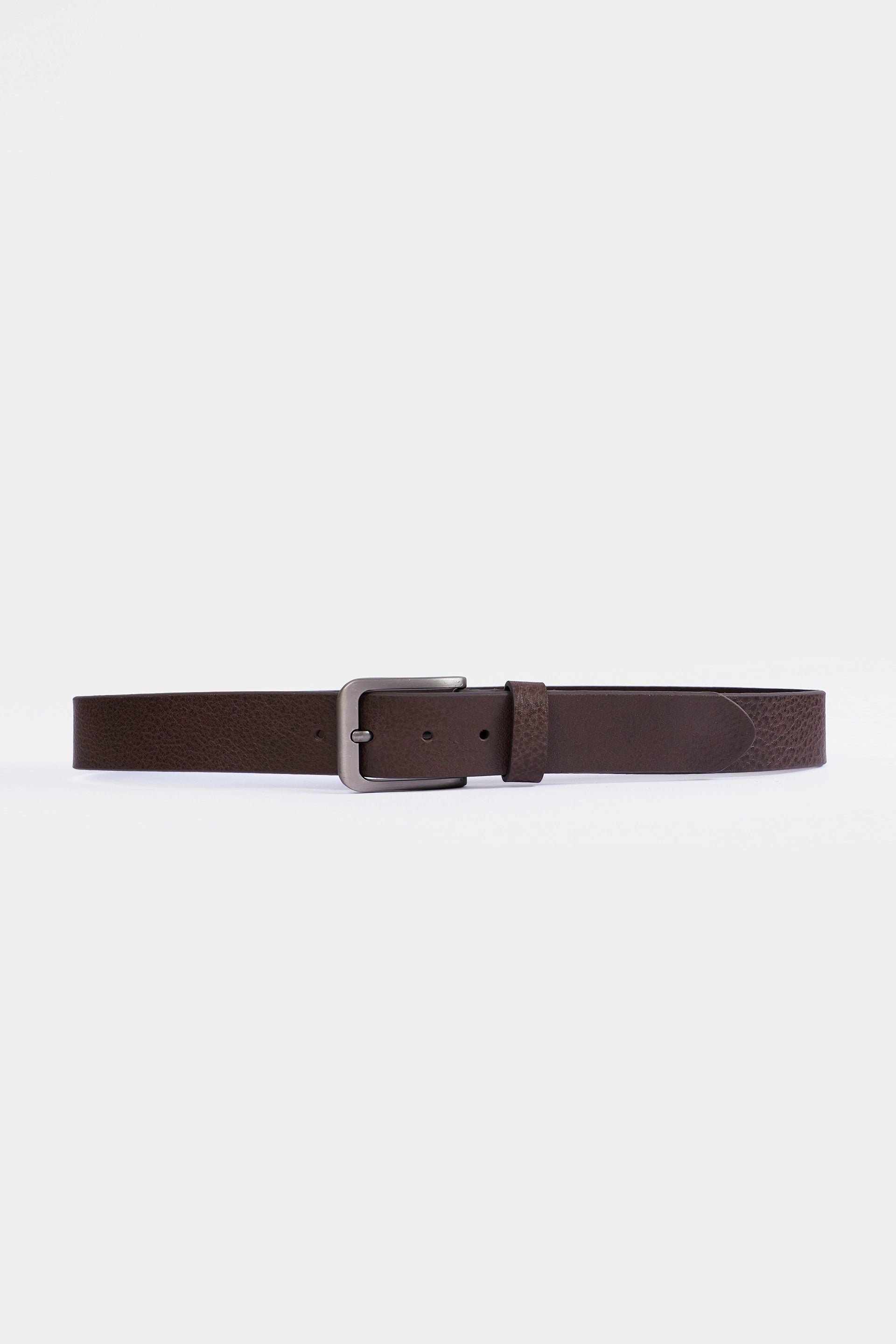 Leather Belt With Buckle - Cougar Clothing