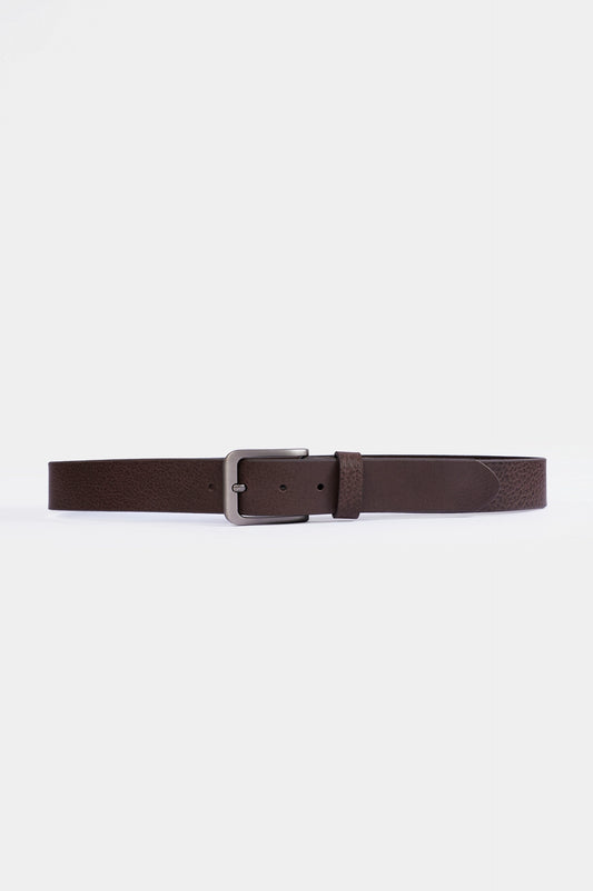 Leather Belt With Buckle - Cougar Clothing