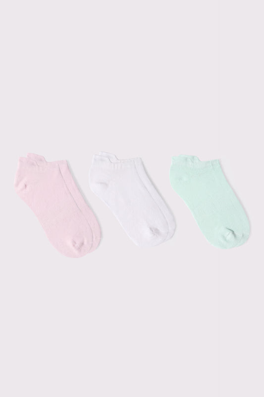 Pack of 3 No Show Socks - Cougar Clothing